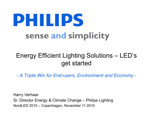 Energy Efficient Lighting Solutions