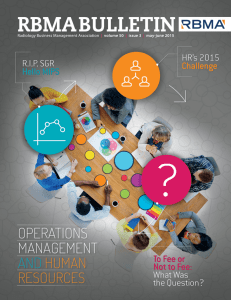 may-june 2015 - Radiology Business Management Association
