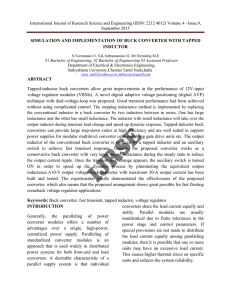 SIMULATION AND IMPLEMENTATION OF BUCK CONVERTER