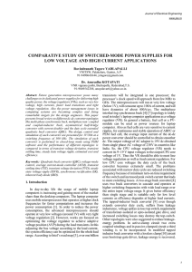 comparative study of switched-mode power supplies for low