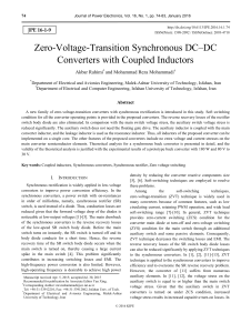 Zero-Voltage-Transition Synchronous DC–DC Converters