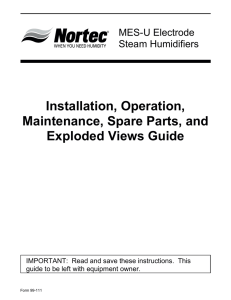 NORTEC HUMIDIFIER OM REV1