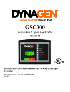 GSC300 User Manual R2.9