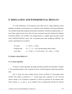 5. simulation and experimental results
