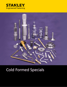 Cold formed Specials