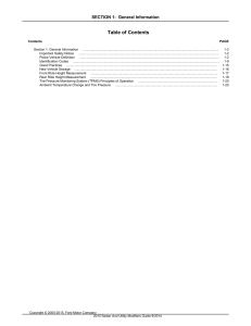 Table of Contents