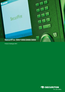 SecuriFire 500/1000/2000/3000