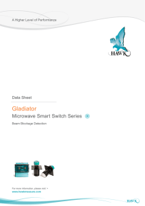 e-Gladiator Microwave Switch Data Sheet