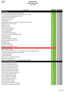 Item Price List - TriniStore.biz