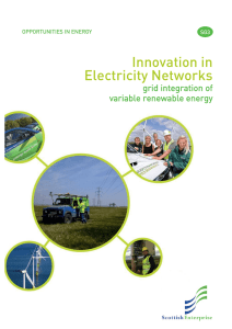 Innovation in electricity networks: grid integration of variable
