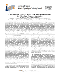 A Soft-Switching Push–Pull Based DC-DC Converter Fed