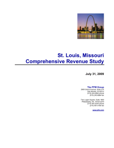 St. Louis, Missouri Comprehensive Revenue Study