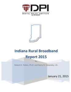 Indiana Rural Broadband Report 2015