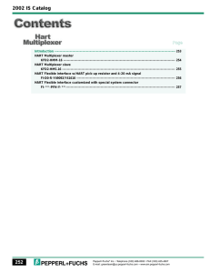 HART Multiplexer Slave