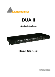 DUA II User Manual