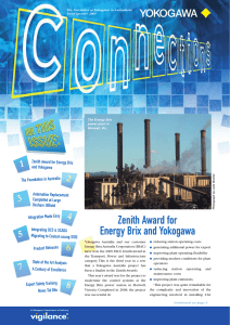 Zenith Award for Energy Brix and Yokogawa