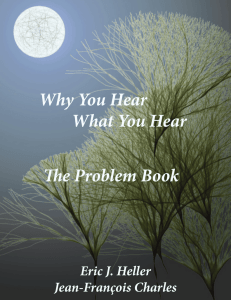 Why You Hear What You Hear e Problem Book