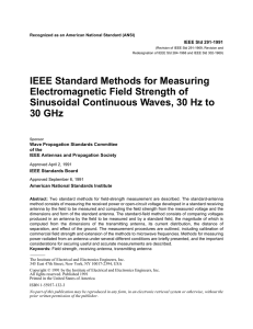 IEEE Std 291-1991, Revision of IEEE Std 291