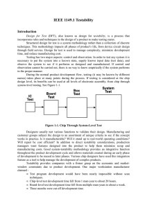 IEEE 1149.1 Testability