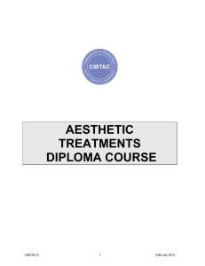 aesthetic treatments diploma course