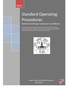 National antifungal resistance surveillance