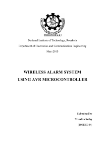 wireless alarm system using avr microcontroller - ethesis