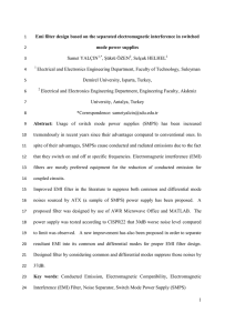 1 Emi filter design based on the separated electromagnetic