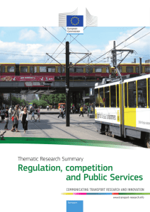 Thematic Research Summary: Regulation, competition and Public