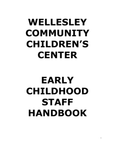 wellesley community children`s center early childhood staff