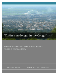 Tintin is no longer in the Congo