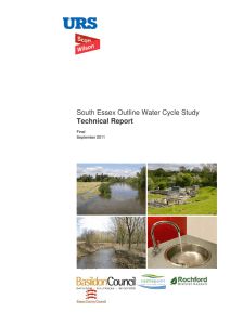South Essex Water Cycle Study - 2011