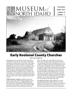 Early Kootenai County Churches