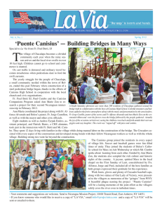 Puente Canisius - Nicaragua Mission Project
