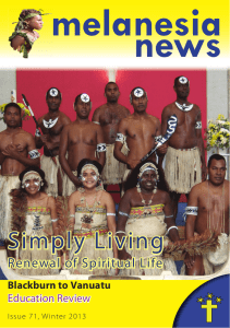 Melanesia News - Anglican Church of Melanesia
