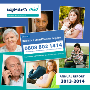 ANNUAL REPORT - Women`s Aid Federation Northern Ireland