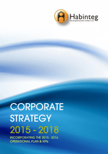 Corporate Strategy 2015 - 2018
