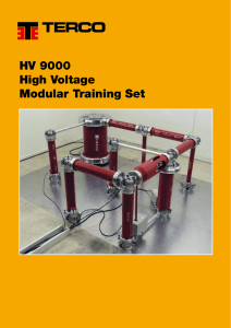 HV 9000 High Voltage Modular Training Set