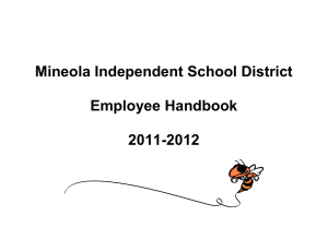 Mineola Independent School District Employee