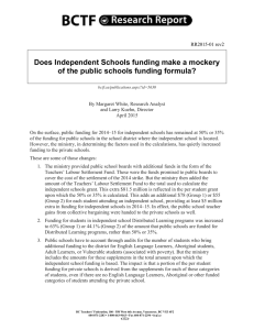 Does Independent Schools funding make a mockery of the public