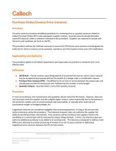 Procedures for 592B Reporting - Caltech Procurement Services