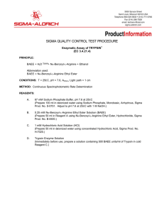 SIGMA QUALITY CONTROL TEST PROCEDURE - Sigma