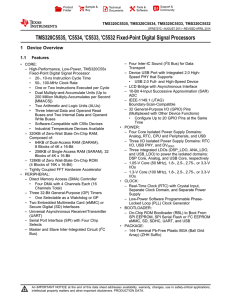 TMS320C5535, `C5534, `C5533, `C5532 Fixed
