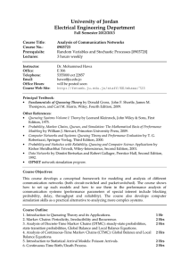 University of Jordan Electrical Engineering Department