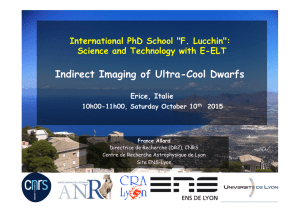 Indirect Imaging of Ultra-Cool Dwarfs