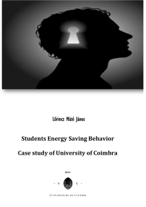 Students Energy Saving Behavior Case study of