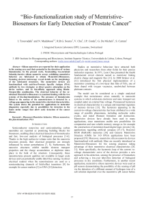 Bio-functionalization study of Memristive- Biosensors for