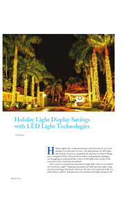 Holiday Light Display Savings with LED Light Technologies by Kurt