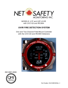 UNI-TROL Fire Controller with UV/IR Detection using UVC120 and