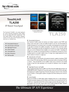 TouchLinX TLA250