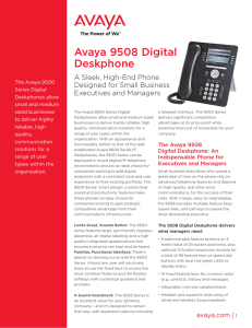 Avaya 9508 Digital Deskphone
